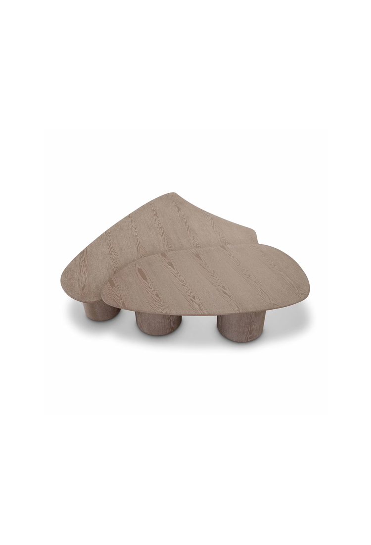 Ensemble de table basse Zephyros en frêne lavé